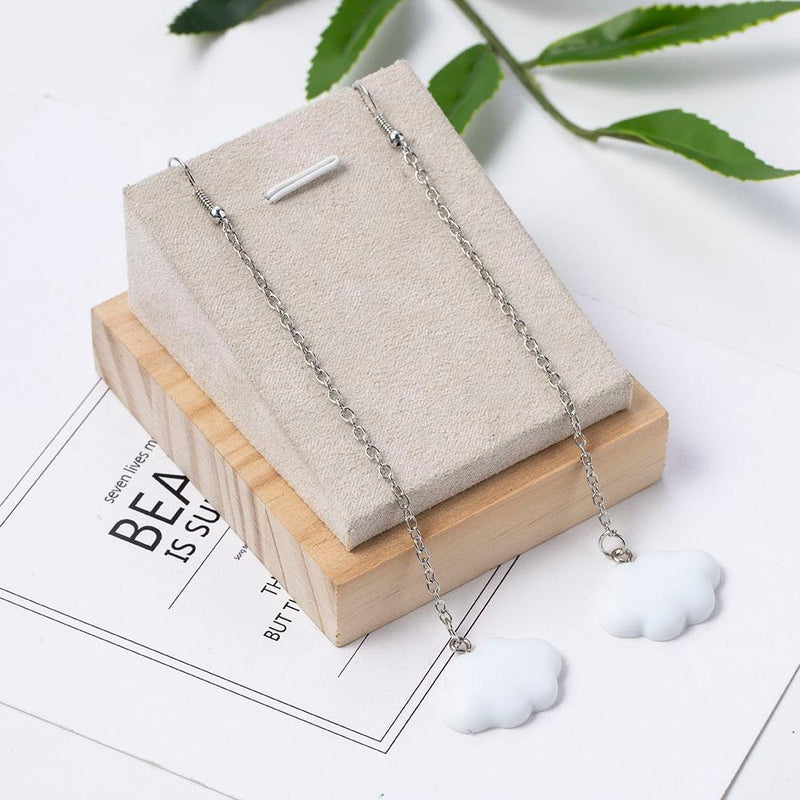 Cloud Shape Dangling Earrings-Drop Earrings-Arimonz-Arimonz