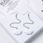 Cloud Shape Dangling Earrings-Drop Earrings-Arimonz-Arimonz
