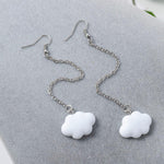 Cloud Shape Dangling Earrings-Drop Earrings-Arimonz-Arimonz
