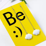 Cloud Shape Dangling Earrings-Drop Earrings-Arimonz-Arimonz