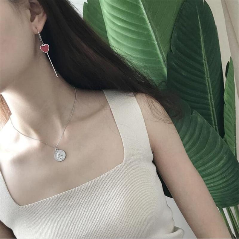 Coin Round Beautiful Pendant Necklace Creative Personality Women Necklace-Necklaces-Arimonz-Arimonz