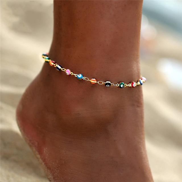 Colorful Bead Anklets-Anklets-Arimonz-5-Arimonz