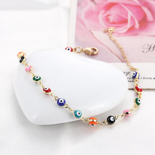 Colorful Bead Anklets-Anklets-Arimonz-Arimonz