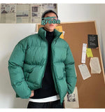 Colorful Bubble Coat Winter Jacket Parka Clothes Puffer Jackets-Bomber Coats-Arimonz-Green-M-Arimonz