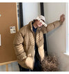 Colorful Bubble Coat Winter Jacket Parka Clothes Puffer Jackets-Bomber Coats-Arimonz-Khaki-M-Arimonz