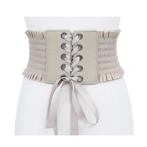 Corset Tassels Elastic Belt-Belts-Arimonz-Arimonz