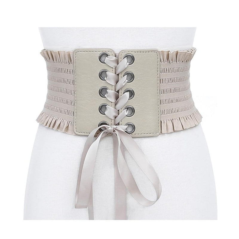 Corset Tassels Elastic Belt-Belts-Arimonz-Arimonz