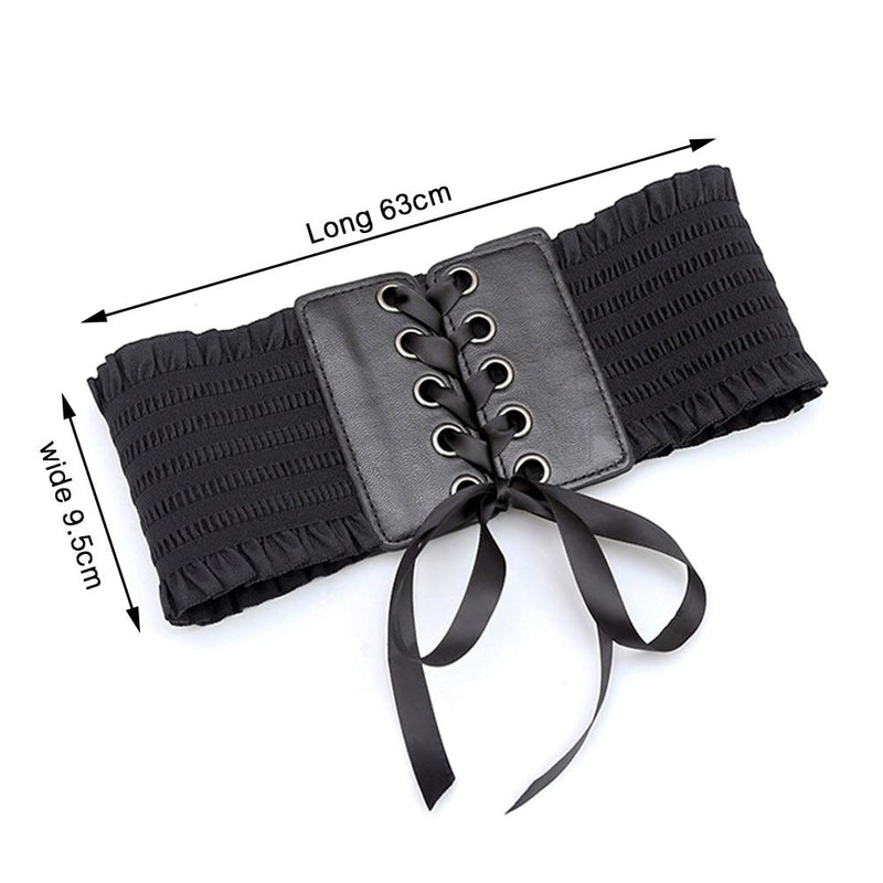 Corset Tassels Elastic Belt-Belts-Arimonz-Arimonz