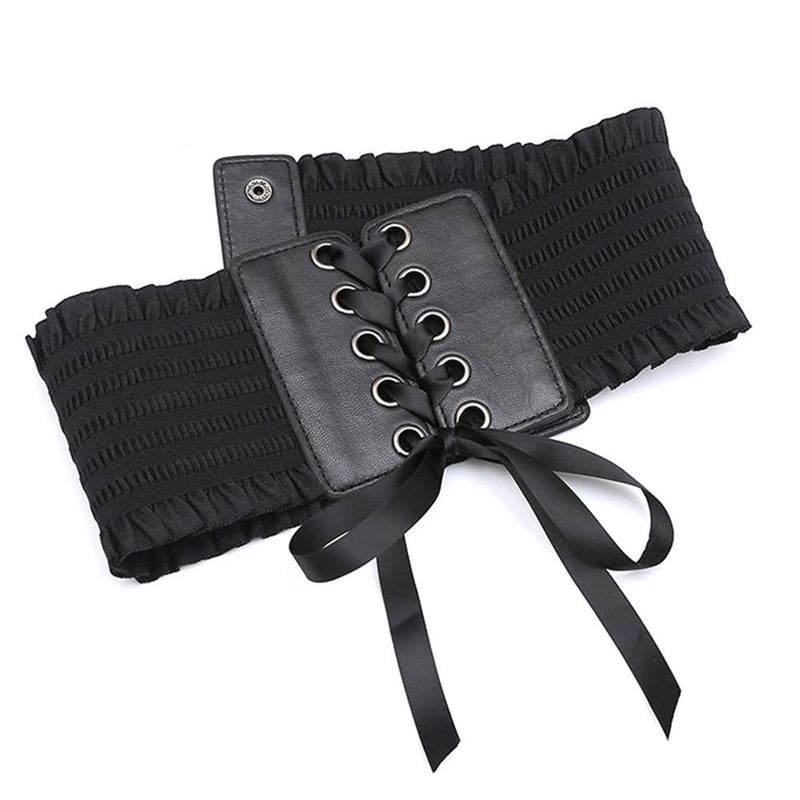 Corset Tassels Elastic Belt-Belts-Arimonz-Arimonz