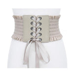 Corset Tassels Elastic Belt-Belts-Arimonz-Khaki-Arimonz