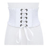 Corset Tassels Elastic Belt-Belts-Arimonz-White-Arimonz