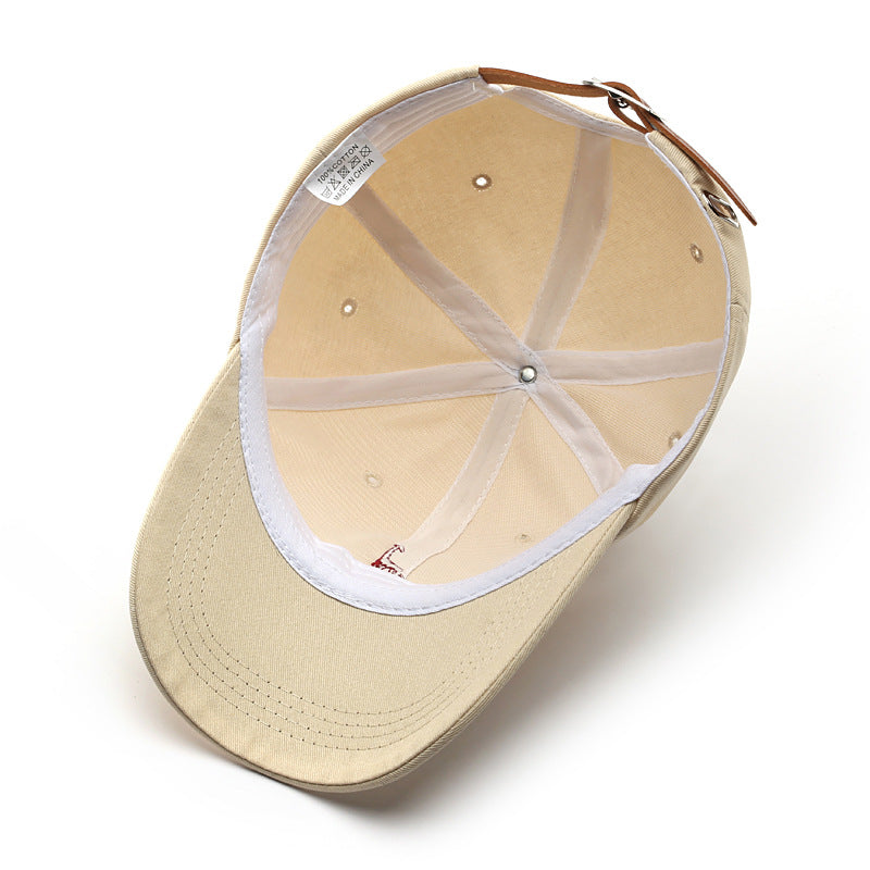 Cotton Baseball Cap for Women Casual Snapback Hat Baseball Cap-Women's Caps-Arimonz-Arimonz