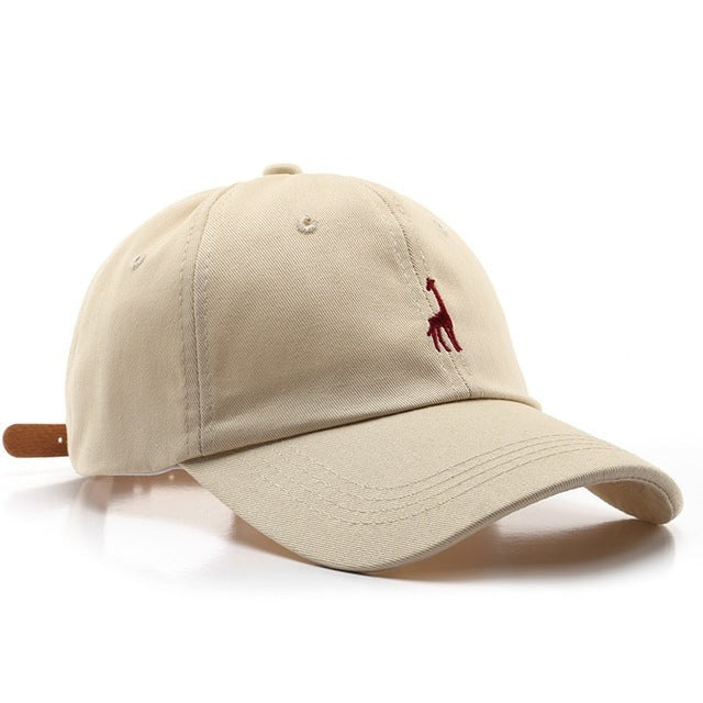 Cotton Baseball Cap for Women Casual Snapback Hat Baseball Cap-Women's Caps-Arimonz-Beige-Arimonz