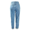 Cotton Vintage High Waist Mom Straight Jean-Straight Jeans-Arimonz-Arimonz