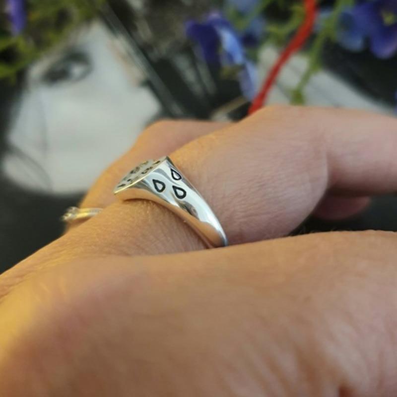 Creative Cry Face Rings for Women Trendy Resizable Ring Jewelry-Rings-Arimonz-Arimonz
