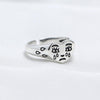 Creative Cry Face Rings for Women Trendy Resizable Ring Jewelry-Rings-Arimonz-Arimonz