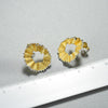 Creative Pencil Shavings Design Stud Earrings for Women Fine Jewelry-Earrings-Arimonz-Arimonz