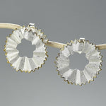Creative Pencil Shavings Design Stud Earrings for Women Fine Jewelry-Earrings-Arimonz-Silver-Arimonz