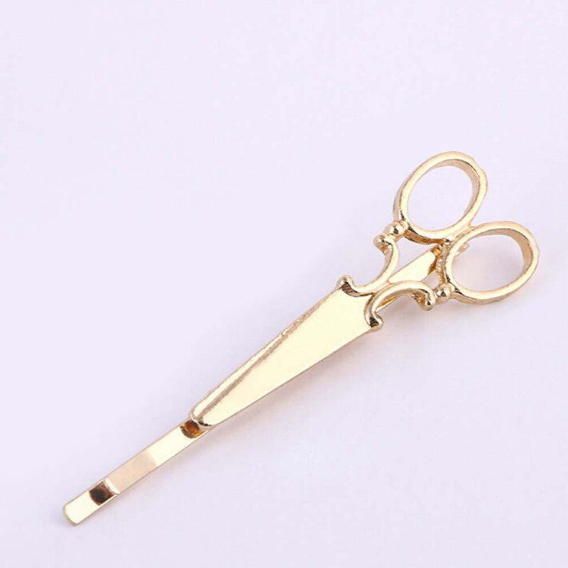 Creative Scissors Shape Hair Clip-Hair Accessories-Arimonz-Gold-Arimonz