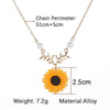 Creative Sunflower Pendant Necklace Vintage Fashion Jewelry Necklaces for Women-Necklaces-Arimonz-Arimonz