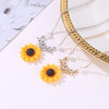 Creative Sunflower Pendant Necklace Vintage Fashion Jewelry Necklaces for Women-Necklaces-Arimonz-Arimonz