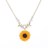 Creative Sunflower Pendant Necklace Vintage Fashion Jewelry Necklaces for Women-Necklaces-Arimonz-Arimonz