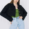Cropped Denim Jacket-Jean Jackets-Arimonz-Arimonz
