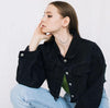 Cropped Denim Jacket-Jean Jackets-Arimonz-Arimonz