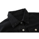 Cropped Denim Jacket-Jean Jackets-Arimonz-Arimonz