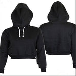 Cropped Hoodie Pullover-Pullovers-Arimonz-Arimonz