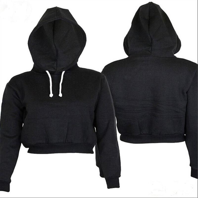 Cropped Hoodie Pullover-Pullovers-Arimonz-Arimonz