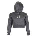 Cropped Hoodie Pullover-Pullovers-Arimonz-Deep Gray-S-Arimonz