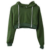 Cropped Hoodie Pullover-Pullovers-Arimonz-Green-S-Arimonz