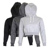 Cropped Hoodie Pullover-Pullovers-Arimonz-Arimonz