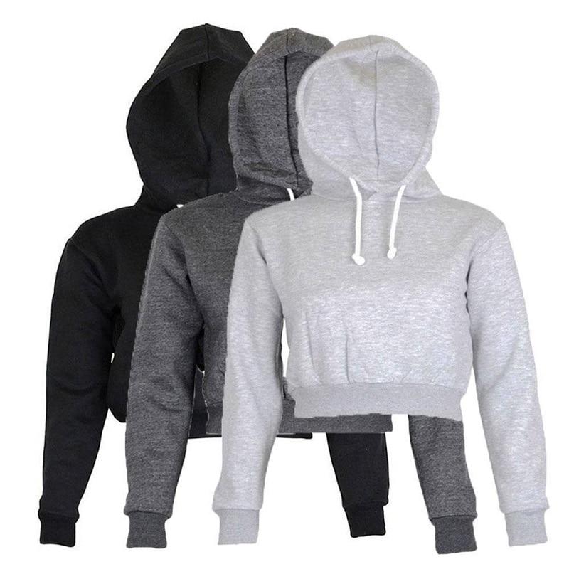 Cropped Hoodie Pullover-Pullovers-Arimonz-Arimonz