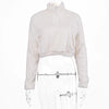 Cropped Pullover with Pocket-Pullovers-Arimonz-Beige-S-Arimonz