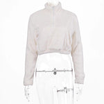 Cropped Pullover with Pocket-Pullovers-Arimonz-Beige-S-Arimonz