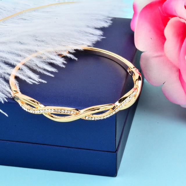 Cross Bangle Charm Bracelet-Braceletes-Arimonz-2-Arimonz