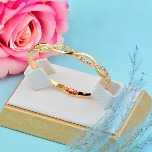 Cross Bangle Charm Bracelet-Braceletes-Arimonz-Arimonz