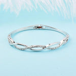 Cross Bangle Charm Bracelet-Braceletes-Arimonz-3-Arimonz