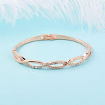 Cross Bangle Charm Bracelet-Braceletes-Arimonz-Arimonz