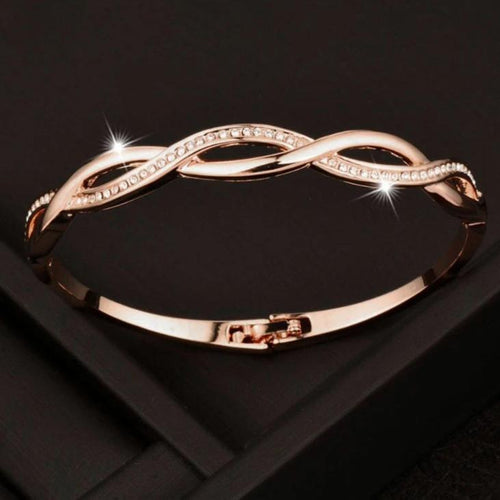 Cross Bangle Charm Bracelet-Braceletes-Arimonz-Arimonz