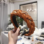 Cross Knot Braid Headband-Hair Accessories-Arimonz-orange-Arimonz