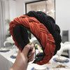 Cross Knot Braid Headband Headwear Wide Side Hair Accessories-Hair Accessories-Arimonz-Arimonz