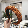 Cross Knot Braid Headband Headwear Wide Side Hair Accessories-Hair Accessories-Arimonz-Arimonz