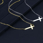 Cross Pendant Necklace for Women Jewelry Choker Necklace-Necklaces-Arimonz-Arimonz