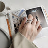 Cross Winding Ring-Rings-Arimonz-Arimonz