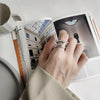 Cross Winding Ring-Rings-Arimonz-Silver-Arimonz