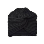 Cross Wrap Knitted Bonnet Hat-Hats-Arimonz-Arimonz