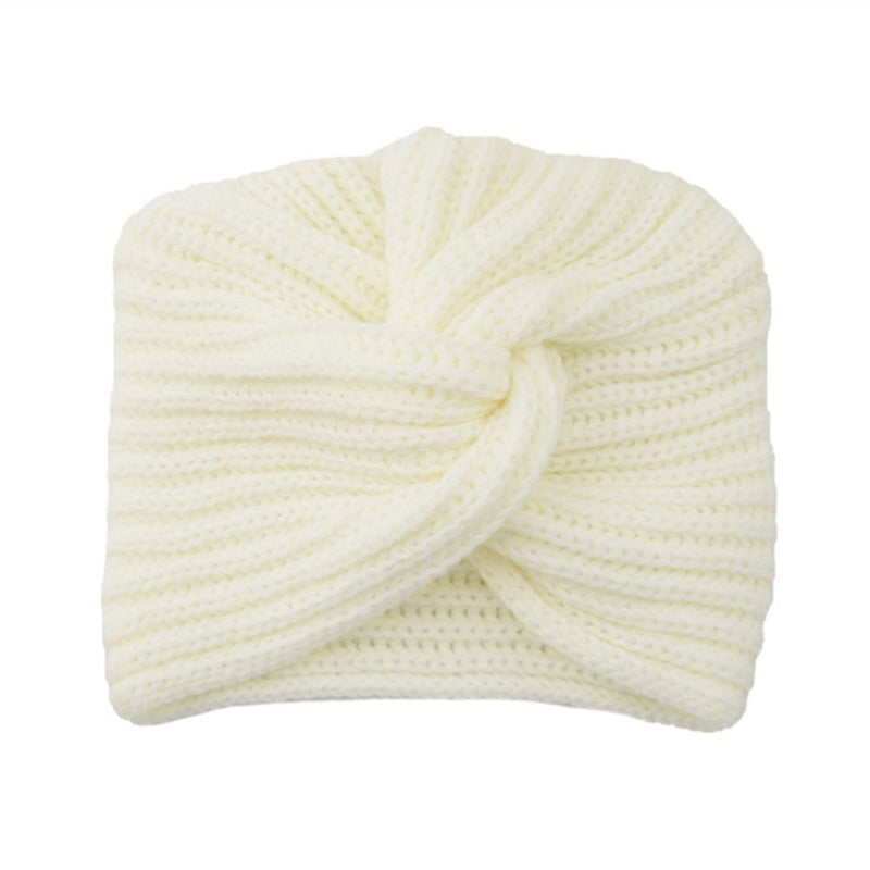 Cross Wrap Knitted Bonnet Hat-Hats-Arimonz-Arimonz